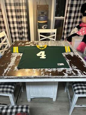 Vintage 90s Brett Favre #4 Green Bay Packers Logo 7 Mesh Jersey XL